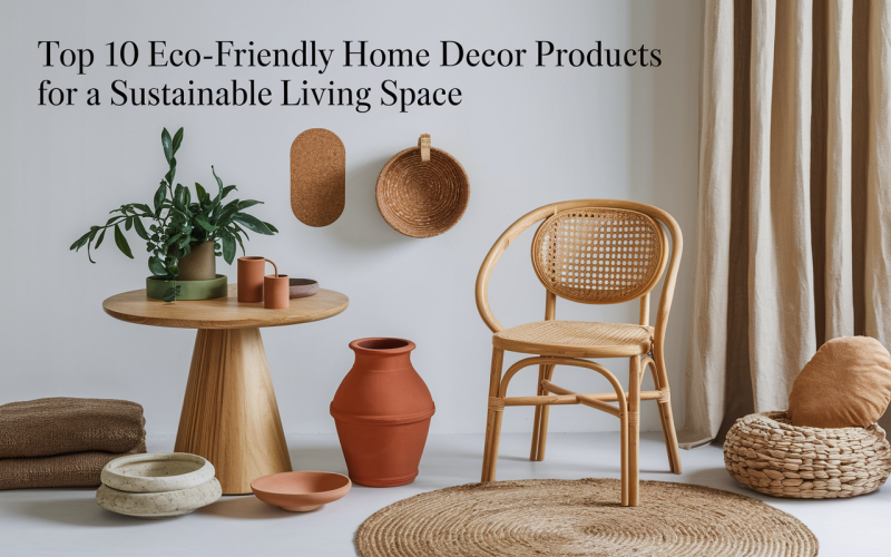Top 10 Eco-Friendly Home Decor Products for a Sustainable Living Space