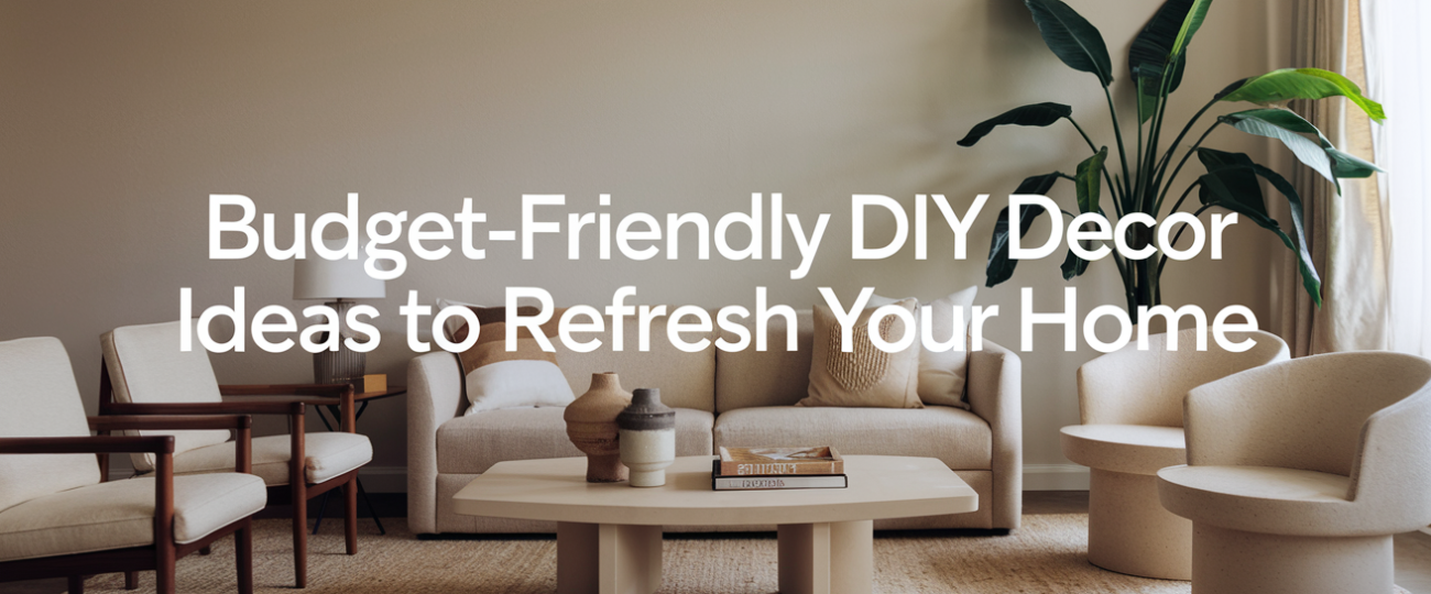 Budget-Friendly DIY Decor Ideas to Refresh Your Home